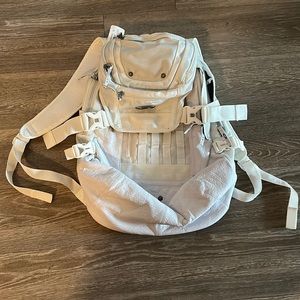 Oakley all white backpack